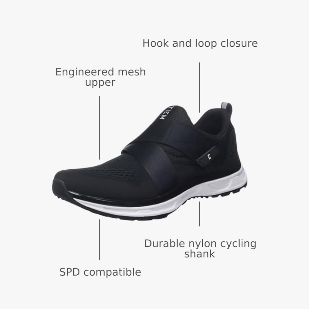 TIEM Athletic Slip-On Sneakers for Women in Black - Picture 5 of 5